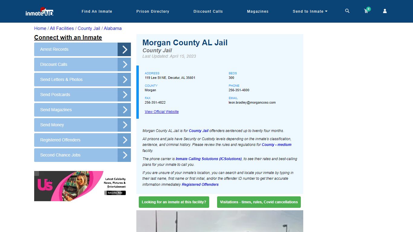 Morgan County AL Jail - Inmate Locator - Decatur, AL